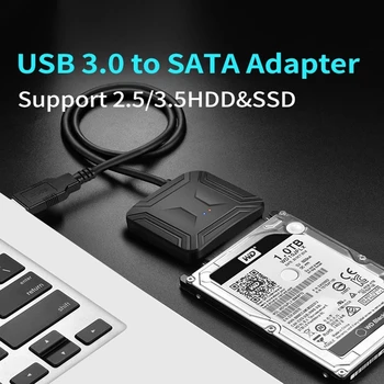 SATA USB Адаптер USB 3,0 3,1 на Sata 3 Кабельный конвертер Cabo Для 2,5 3,5 HDD SSD Жесткий диск Sata к USB адаптеру