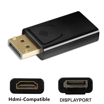 1 Шт. Дисплейный Порт DP для мужчин и HDMI-Совместимый Женский Адаптер Конвертер Адаптер HD1080P Для HDTV ПК