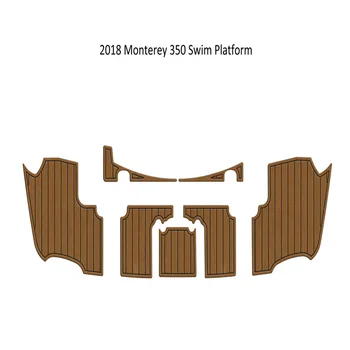 2018 Monterey 350 Плавательная платформа с подножкой Лодка EVA Пенопласт Из Искусственного Тика Палубный Коврик Для Пола