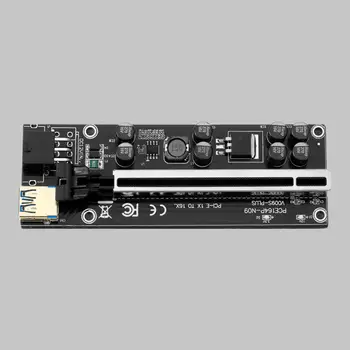 N09 V009S-Plus PCI-E Riser Card Высокая Скорость Снижения нагрузки на материнскую плату USB-кабель PCI-E от 1X до 16X SATA Адаптер видеокарты