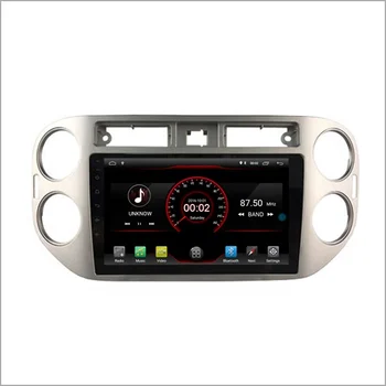 Newnavi 9 дюймов сенсорный экран автомобиля видео с рулевым колесом Android 10 четырехъядерный встроенный DSP автомобильный стерео для Tiguan 2010 2011 2012
