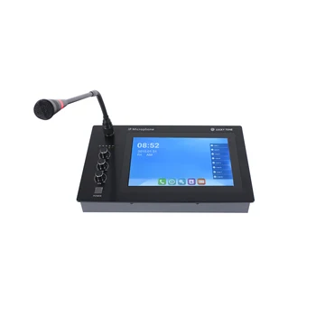 ON-VIF SIP 8-дюймовые Микрофоны с сенсорным экраном, IP-микрофон подкачки для класса/конференц-зала