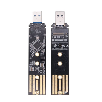 RTL9210B Двухпротоколный корпус SSD USB C M.2 NVME PCIe NGFF USB3.1 GEN2 10 Гбит/с M2 SSD Чехол-адаптер для 2230/2242/2260/2280 SSD