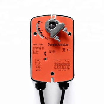 SW0048 электрический вращающийся привод клапана на 90 градусов маленький для воздушной заслонки, сброса