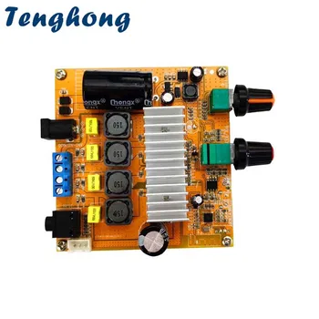 Tenghong TPA3116 Стерео Цифровой Усилитель мощности Плата 50 Вт * 2 Bluetooth 5,0 Bass Sound Amplificador DC12-24V Для Домашнего Кинотеатра DIY