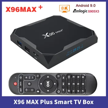 Timethinker X96 MAX Plus Smart TV Box 4 ГБ 64 ГБ 32 ГБ Android 9,0 Amlogic S905X3 Четырехъядерный Wifi 4K TV BOX Телеприставка 2 ГБ 16 ГБ