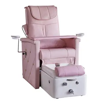 Без сантехники Роскошное Массажное Педикюрное спа-кресло для всего тела для салона красоты, современное спа-педикюрное кресло для ногтей
