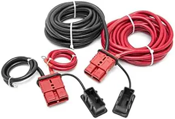 Быстроразъемный кабель питания лебедки |24 фута - RS108, черный