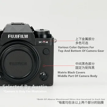 Высококачественная наклейка на кожу для Fuji XT4 X-T4 Fujifilm, защитная наклейка на кожу, покрытие от царапин, Оберточная бумага, чехол