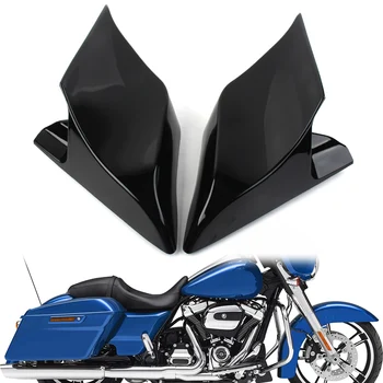 Глянцевая Черная Мотоциклетная Растянутая Боковая Панель Крышки Для Harley Touring Road Street Glide 2014 2015 2016 2017 2018 2019 2020 2021