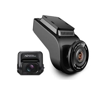 Датчик 4K IMX323 Ultra HD 2160P 60fps Автомобильный видеорегистратор с двумя объективами и камерой заднего вида GPS ADAS 1080P ночного видения