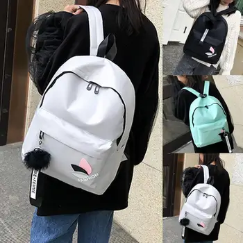Женский повседневный холщовый рюкзак в корейском стиле, дорожная школьная сумка для пикника, сумка для хранения