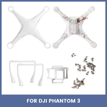 Запасные части для Phantom 3, Верхние Нижние крышки, Шасси для DJI Phantom 3, Аксессуары для Дронов
