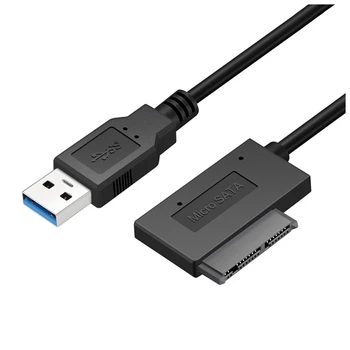Кабель-адаптер USB 3.0 к Micro-SATA, кабель-конвертер жесткого диска SATA для 1,8-дюймового жесткого диска SSD, шнур-конвертер