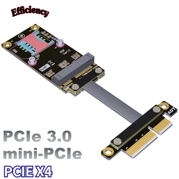 Кабель преобразования сигнала PCI-E X4 в Mini-PCIe Беспроводной сетевой адаптер Mpcie Кабель ADT R26SF PCIe3.0x1 Gen3 8G/bps