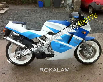 Комплект капота Вторичного рынка Для Suzuki RGV250 RGV 250 VJ21 VJ 21 1988 1989 88 89 RGV250 VJ21 Синий Черный ABS Мотоциклетный Обтекатель