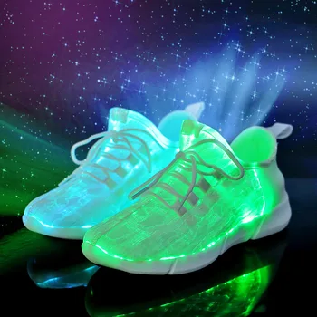Летние кроссовки для мальчиков и взрослых, светящиеся кроссовки со светодиодной оптикой, обувь для девочек, мальчиков, мужчин, женщин, светящиеся кроссовки с USB-подзарядкой