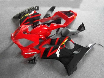 Литьевая форма CBR600 F4i 01 02 03 красный черный мотоциклетный обтекатель для Honda CBR 600F4i 2001 2002 2003