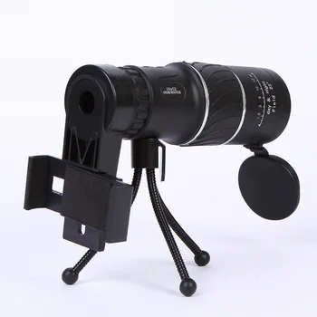 Монокуляр для обычного телескопа на открытом воздухе, монокуляр 16X52 из саржи, универсальная камера, зажим для телефона, штатив для фотосъемки