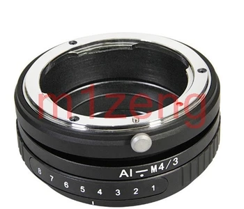 Наклонное переходное кольцо для объектива nikon AI Mount для камеры olympus Panasonic m43 GH4 gh5 GM1 gx7 GX9 gx85 g85 gf10 gf7 EM5 EM1 EM10