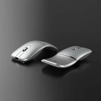 Новая ультратонкая вращающаяся беспроводная мышь, перезаряжаемая Bluetooth, бесшумный Эргономичный компьютер для Mac, планшет, ноутбук, Игровой офис