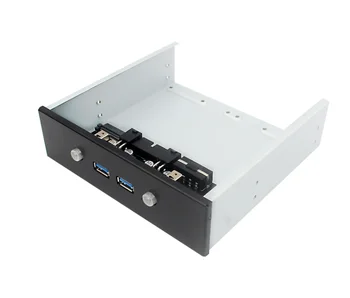 Оптический привод 5.25 с 2-канальным переключателем питания жесткого диска и 2 разъемами USB3.0 для настольного ПК