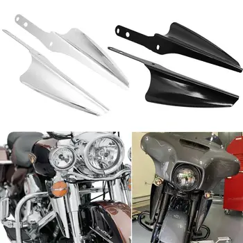 Передние ветровые дефлекторы мотоциклов, крепление на лобовое стекло, ветрозащитный кронштейн, аксессуары для декоративной модификации