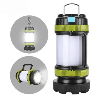 Портативный светодиодный фонарь для кемпинга D2, Рабочий светильник, Уличный светильник для палатки, Ручной фонарик, USB Перезаряжаемый Водонепроницаемый Поисковый светильник