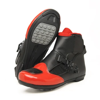 Профессиональные мотоциклетные ботинки, обувь для верховой езды, Мужские И женские ботинки для мотокросса по пересеченной местности, нескользящие, водонепроницаемые в сезон дождей