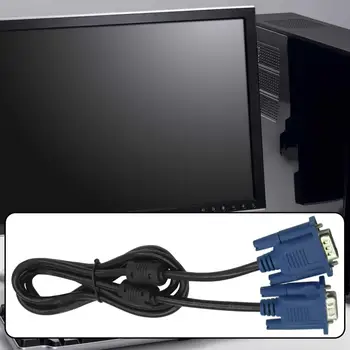 Профессиональный кабель VGA Компактный Легкий соединительный кабель для компактного монитора Практичный провод Plug Play VGA для телеприставки