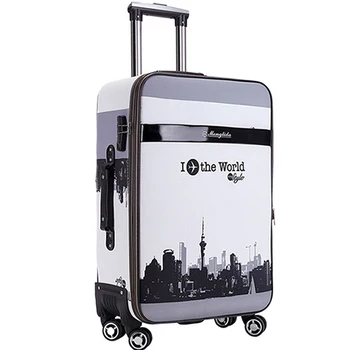 Студенческая тележка универсальное колесо 24-дюймовый мужской чемодан женский 28-дюймовый чемодан с паролем большой емкости, водонепроницаемый чемодан