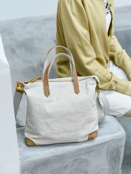 Уличная повседневная модная женская белая сумка из натуральной кожи, винтажные дизайнерские роскошные сумки через плечо для женщин